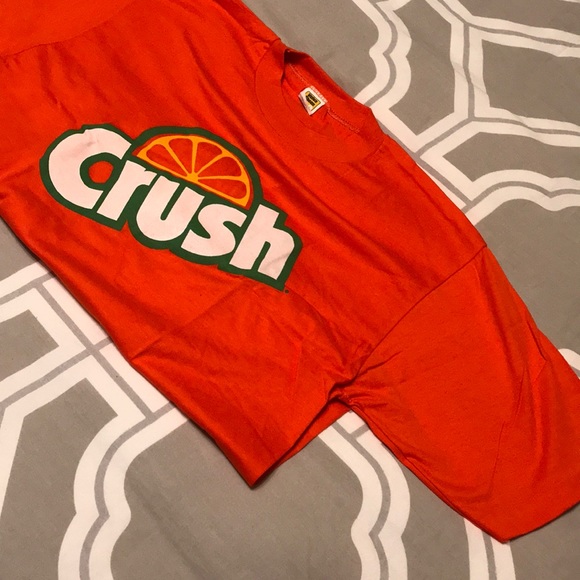 Orange crush T-shirt size large 50/50 cotton - Picture 2 of 3